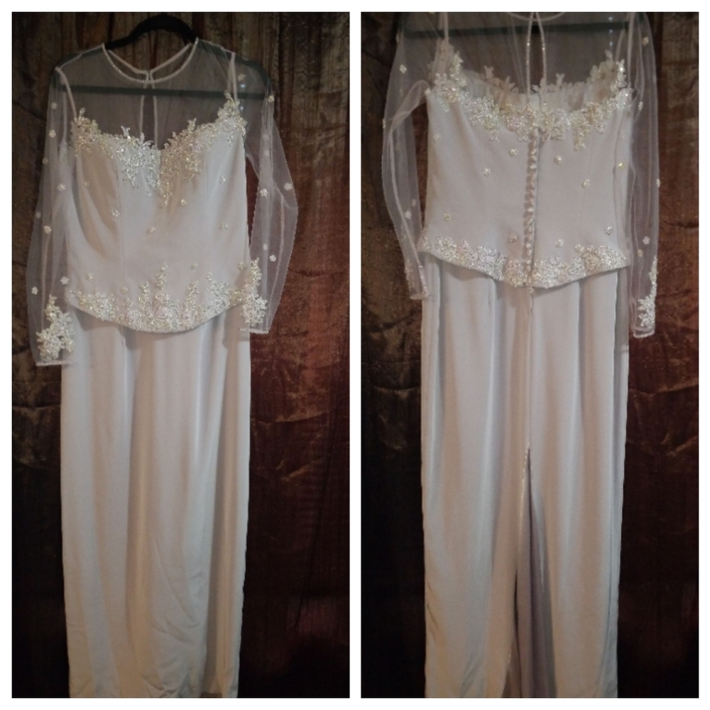 Montage Collection by Mon Cherie lavendar gown